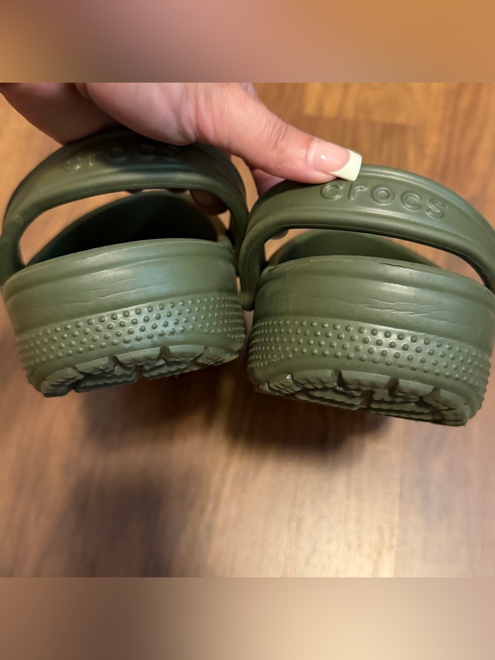 Green Classic Clog Crocs - Picture 5 of 5